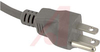 Power Cord; 10 A; SVT; 6 ft.; 0.246 in.(Outer); 1250 W; 125 V; Gray; 60 degC - 70116042 - Allied Electronics, Inc.