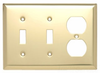 Standard Wall Plate - SB28-PB - Hubbell Wiring Device-Kellems