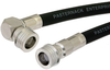QN Male to QN Male Right Angle Cable 24 Inch Length Using RG213 Coax - PE38487-24 - Pasternack