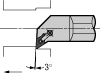 55° Diamond Negative Rake 3° Reverse Lead - Style J for Carbide Inserts - Greenleaf Corporation