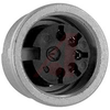 connector,circular din,female panel recept,front mt,5sdin silver-plt solder cont - 70013454 - Allied Electronics, Inc.