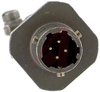 connector,metal circ,cable conn recept w/cable clamp,size 8,4#20 solder pin cont - 70143366 - Allied Electronics, Inc.