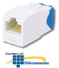Panduit® Mini-Com TX6 10Gig Jack Module - CJ6X88TG - TelephoneStuff.com