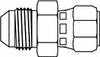JIC to ORFS Swivel -- FF6504-04-04 - Image