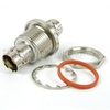 Bulkhead Isolated Ground BNC Triax Female (Jack) to BNC Triax Female (Jack) Adapter,High Temp -- SM6730