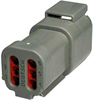Automotive Housing, Rcpt, 6Pos, 7.5A; Product Range Deutsch Te Connectivity - 38AH5603 - Newark, An Avnet Company