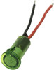 Panel Indicator, Green, 12V, Wire Lead; Led Color Dialight - 49AC2864 - Newark, An Avnet Company