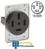 Leviton 60Amp Flush Mount Receptacle -- 8360