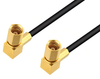 SSMC Plug Right Angle to SSMC Plug Right Angle Low Loss Cable 36 Inch Length Using LMR-100 Coax - PE3C4421-36 - Pasternack