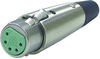 Connector, Xlr, Jack, 5 Position; No. Of Contacts Switchcraft/conxall - 39F2274 - Newark, An Avnet Company