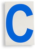 ToughStripe Die-Cut Blue Letter C - 121707 - Brady Corporation