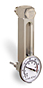 Aluminum Liquid Level Gage with Dial Thermometer, 4” Centerline, Back Mount 1/2”-20 with Nuts - B3540-20400BB1W - Oil-Rite Corp.