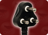 IS 1293 INDIA to IEC-60320-C13 HOME // Power Cords // International Power Cords // India Power Cords - 9840.098 - Quail Electronics