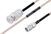 MIL-DTL-17 BNC Male to SMA Male Cable 30 Inch Length Using M17/113-RG316 Coax - PE3M0086-30 - Pasternack