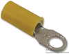 Terminal, Ring Tongue, #10, Crimp Yellow; Stud Size - Metric Abb - Thomas & Betts - 65F708 - Newark, An Avnet Company