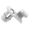 Cable Retaining Clip, Fits R4-20 & R4-50 Latches, Acetal, White -- R4-0-43922-1 - Image