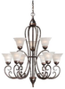 Large Chandeliers-Glass Shade - 92624 - Light Center (The)