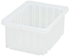 Dividable Grid Container, Clear; Bin Colour Quantum Storage - 42AC4626 - Newark, An Avnet Company