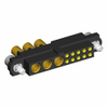 10+3 Pos. Female 22 AWG+16 AWG Cable Conn. Kit, Jackscrews - M80-4D11005F2-03-327-00-000 - Harwin Plc