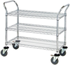 Conductive Wire Utility Cart, 3Shelves; Height Quantum Storage - 42AC6317 - Newark, An Avnet Company