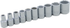 10 Pieces 12 Point Standard SAE Socket Set - 15110 - Gray Tools Canada Inc.