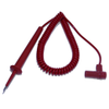 Needle Tip Probe to Shrouded R/A Banana Plug, 20 AWG PVC Coil Cord Test Lead - 63234C - E-Z-HOOK, a division of Tektest, Inc.