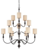 28512-GB Large Chandeliers-Drum Shade - 360688 - Capital Lighting, Inc.