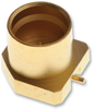 Rf / Coaxial Connector, Smp Coaxial, Straight Jack, Surface Mount Vertical, 50 Ohm, Brass Rohs Compliant Radiall - 34P1511 - Newark, An Avnet Company