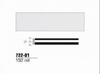 3M Scotchcal 72201 White Striping Automotive Tape - 1/4 in Width x 150 ft Length - 2 mil Thick - 051141-72201 - R. S. Hughes Company, Inc.