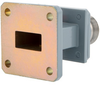WR-62 to Type N Female End Launch Waveguide to Coax Adapter UG-1665/U Square Cover with 12.4 GHz to 18 GHz Ku Band in Aluminum, Paint - FMWCA1072 - Fairview Microwave Inc.