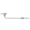 Shrouded R/A Banana Plug to Retractable Shrouded Banana Plug, 18 AWG PVC Test Lead - 9873 - E-Z-HOOK, a division of Tektest, Inc.