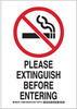 No Smoking Sign - 128053 - Brady Corporation