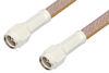 SMA Male to SMA Male Cable 60 Inch Length Using RG400 Coax, RoHS - PE3500LF-60 - Pasternack
