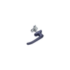 Cam Latch L-Handle, Turn Clockwise to Latch / Lock, Short Cam, Zinc Alloy, Powder Coat, Black - 92-41-531 - Southco