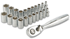 23 Piece 1/4" Drive Socket Set - DWMT72160 - DEWALT Industrial Tool Co.
