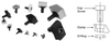 Pitbull™ Clamp: Tool Steel, Knife Edge x 3600 lbs. Max. Holding Force - 35206 - Te-Co, Inc.