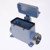 Standard, Rectangular Base with cover, Surface mount, size 77.27, 4 Pegs, Side M40 cable entry - MAP-16CS40 - Mencom Corporation