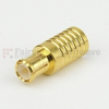 MCX Plug (Male) Termination (Load) 1 Watts to 6 GHz, Gold Plated Beryllium Copper, 1.3 VSWR -- ST6011 - Image