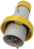 Industrial Plug, 2P, 32A, 110V, Yel; Current Rating Ilme - 06AC2446 - Newark, An Avnet Company