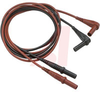 Test Lead;Banana Plug Sheathed;Straightto Rt-Ang;Length 48