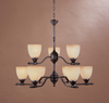 94089-ORB Mid. Chandeliers-Glass Up - 760669 - Capital Lighting, Inc.