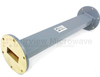 WR-137 Waveguide Section 12 Inch Length Straight Using UG-344/U Flange With a 5.85 GHz to 8.2 GHz Frequency Range in Commercial Grade -- SMF137S-12 - Image