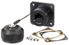 Ruggedized Flange Mount, Anodized finish with Mounting Hardware and Dust Cap - T5C00015 - MilesTek Corporation