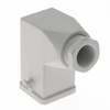 Plastic, Rectangular Hood, size 21.21, 2 Pegs, Side PG11 cable entry - CK-03VA - Mencom Corporation