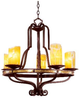 6099TP-2/CALC Mid. Chandeliers-Pillar Candle - 424062 - Capital Lighting, Inc.