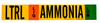 Brady B-946 Black / Green / Orange / White on Yellow Vinyl Self-Adhesive Pipe Marker - 4 in Height - 3 1/2 in Character Height - 24 in Length - Printed Msg = AMMONIA - 90454 - 754476-90454 - R. S. Hughes Company, Inc.