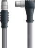 DN4110063F02 - LAPP UNITRONIC® DeviceNet Cordsets 14 & 18 AWG / 1 + 1 pair Bus - Gray PVC - M12 Male / M12 Male 90 deg connectors - 2m - OLFDN4110063F02 - Lapp Tannehill