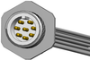 Sensor Cord, 8P M12 Plug-Free End, 6; Connector Type A Norcomp - 17AH5397 - Newark, An Avnet Company