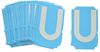 BradyGlo Gothic Quik Align Letter U - 6004-U - Brady Corporation