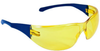 Bouton Optical Directflex 250-29-00 Universal Polycarbonate Standard Safety Glasses Yellow Lens - Blue Frame - Wrap Around Frame - 616314-95443 - 616314-95443 - R. S. Hughes Company, Inc.